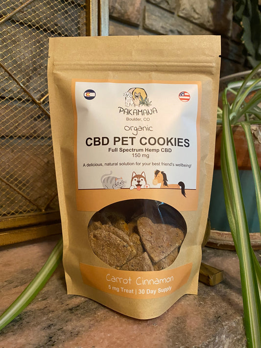 CBD Pet Treats - Cinnamon Carrot (Large - 30 cookies)