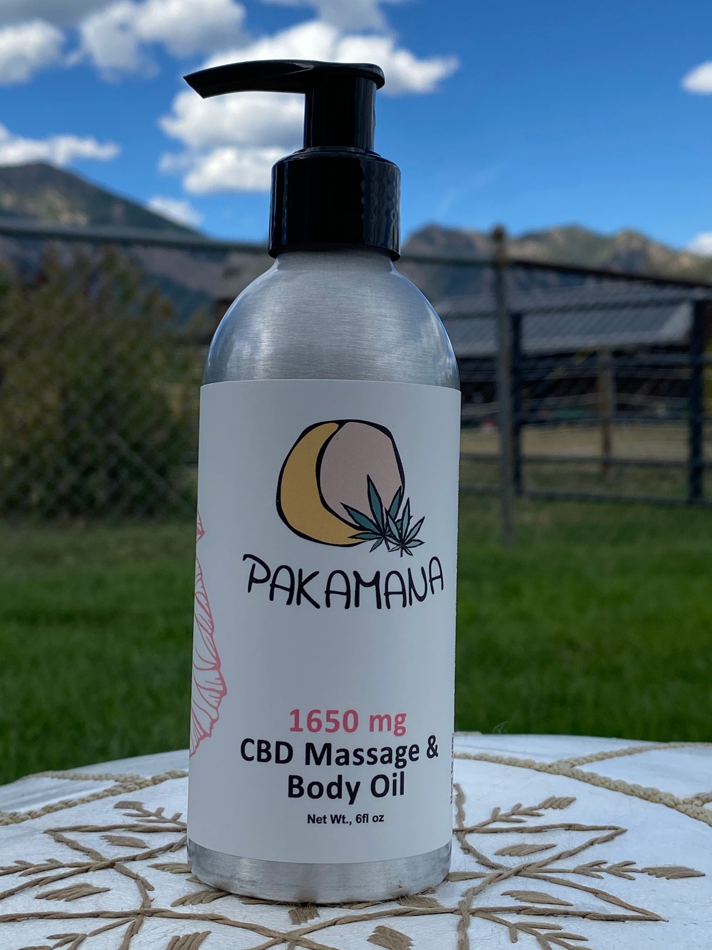 CBD Massage and Body Oil 1650mg